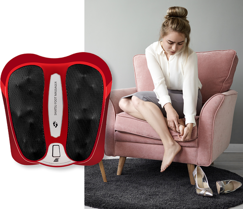 Appareil de massage des pieds avec chauffage