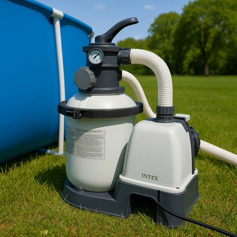 Sand pump for swimming pool 4500 l/h-INTEX 26644