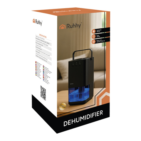 Déshumidificateur d'air noir Ruhhy 26494