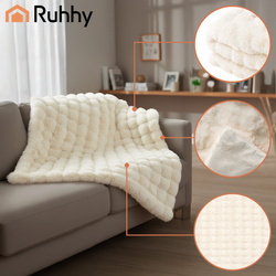 Blanket 1.6x1m white Ruhhy 26493