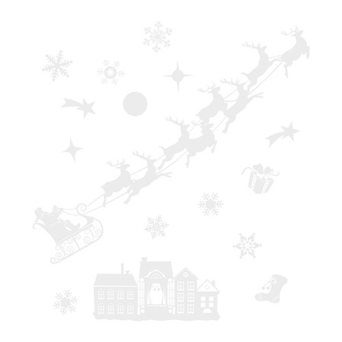 Weihnachts-Fensteraufkleber Ruhhy 22305