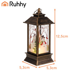 Latarenka świąteczna LED miedziana Ruhhy 26754