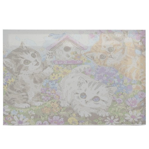 Tapyba pagal skaičius 40x50cm - Maaleo cats 22781