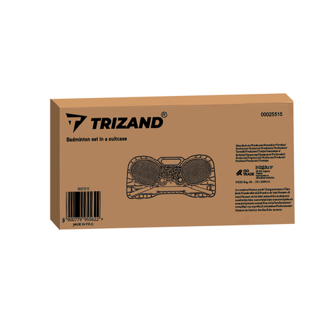 Trizand 25515 Badminton-Set im Koffer