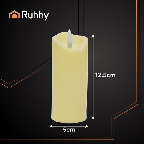 LED žvakė/įdėklas 12,5x5 cm 4 vnt. Ruhhy 26485