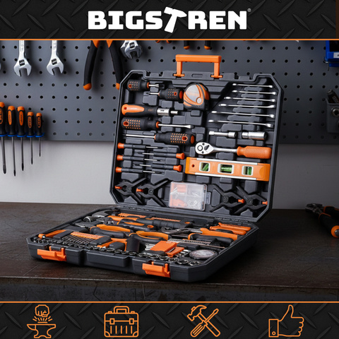 Coffret d'outils de 168 pièces. Bigstreen 26475
