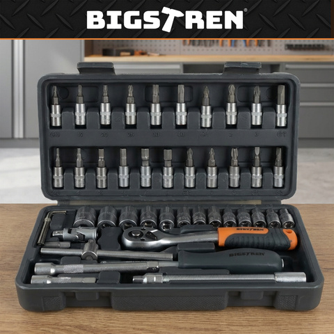 Coffret d'outils de 46 pièces. Bigstreen 26844