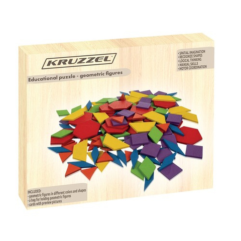 Vzdělávací puzzle - geometrické obrazce