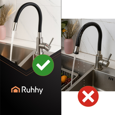 Кухонный смеситель с гибким изливом Ruhhy 26324