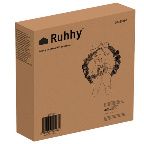 Christmas wreath for door - "Elf" Ruhhy 22350