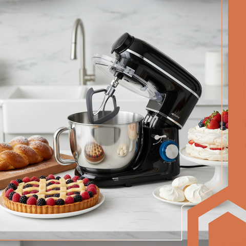 Robot culinaire planétaire avec mélangeur 2200W