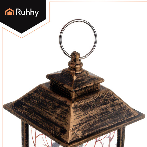 Latarenka świąteczna LED miedziana Ruhhy 26754