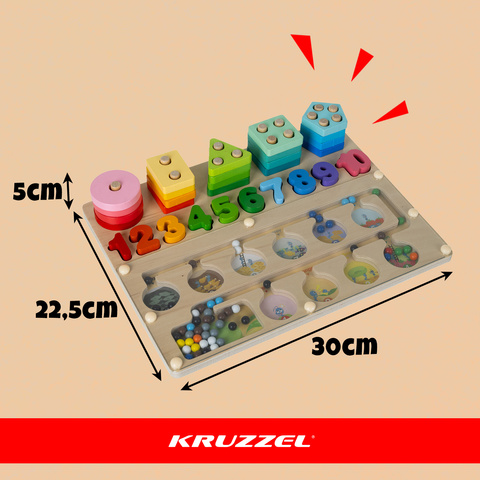 Сортер - развивающая игрушка Kruzzel 26509