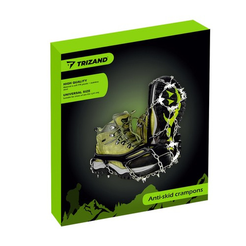 Shoe grips/anti-slip spikes 41-44 Trizand