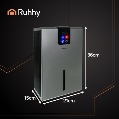Silver air dehumidifier Ruhhy 26496
