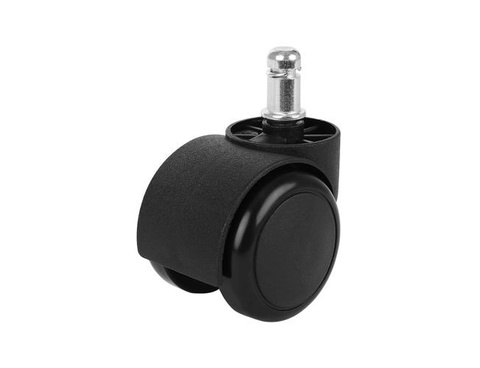 Office chair wheels - 5 pcs - black