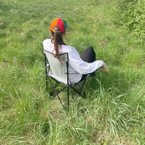 Fishing chair gray 23675