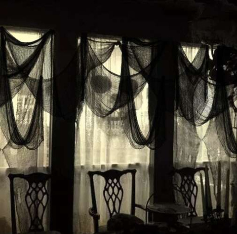 Spinnennetzdekoration 198x76cm Malatec 22003