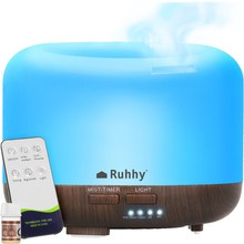 Aroma difuzér - LED zvlhčovač s dálkovým ovládáním N23511