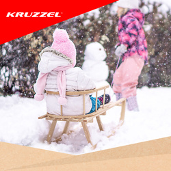 Wooden sled Kruzzel 25217
