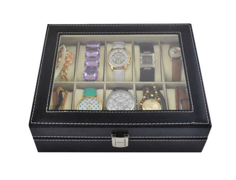 Organisateur de montres 10 compartiments
