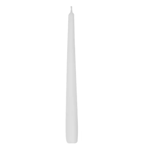 White taper candle - set of 40