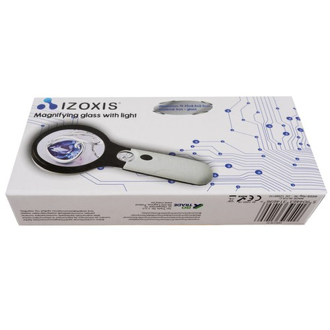 LED illuminated magnifying glass Izoxis 22670