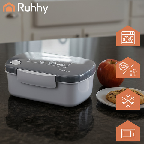 Lunchbox 800ml grau Ruhhy 26169