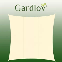 Voile pare-soleil 3,6x3,6m Gardlov 23165