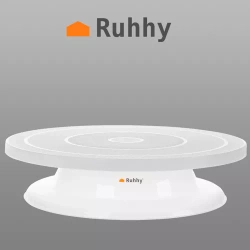 Rotating cake stand + 3 spatulas for decorating cakes