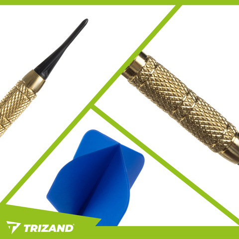 Darts set 12 pcs + tips Trizand 26100