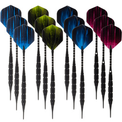 Darts set 12pcs + accessories Trizand 21629
