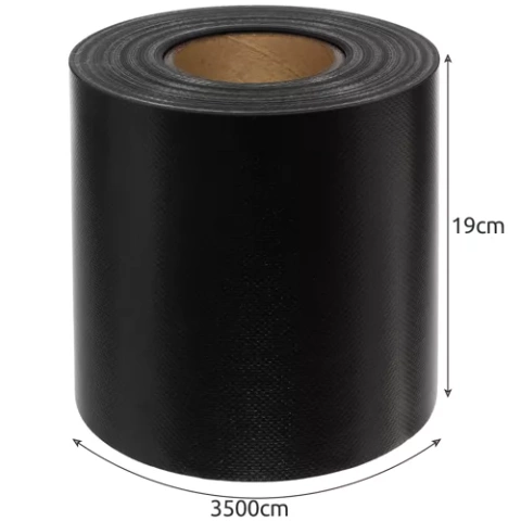 Fencing tape 19cmx35m 630g/m2 anthracite 23703