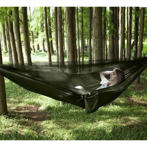 Tourist hammock with tarp and mosquito net 260x140 cm