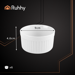 Ramekin - ovenproof dish 6 pcs. Ruhhy 25705