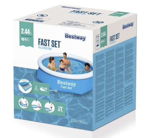 Расширительный бассейн 244x61см - BESTWAY 57448