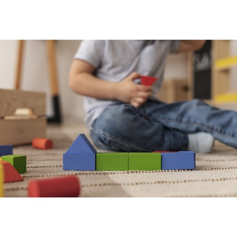 Wooden blocks - 100pcs Kruzzel 22666