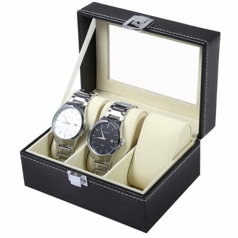 Organisateur de montres avec 3 compartiments