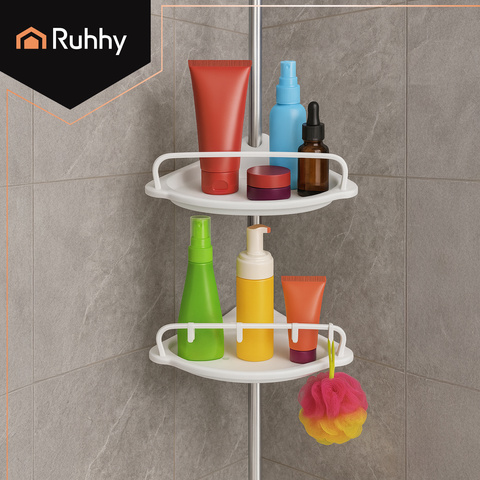 Étagère de douche d'angle Ruhhy 26639