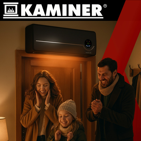 Airo Kaminer 26388 oro užuolaidų šildytuvas