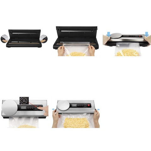 Foil sealer with scale and roller set RUHHY