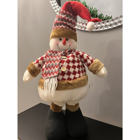 Bonhomme de neige de Noël - télescopique 105cm Ruhhy 22341 