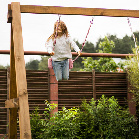 Plastic swing - pink 25445