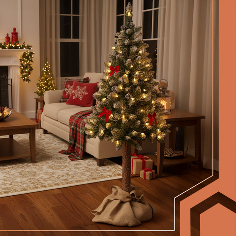 Sapin de Noël sur tronc 1,8 m Ruhhy 26667