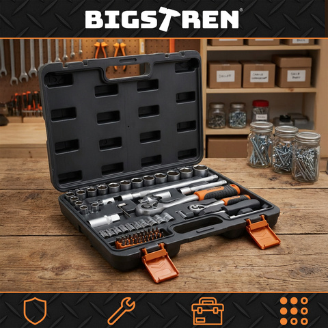 Coffret d'outils de 72 pièces. Bigstreen 26846