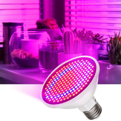 200 LED lampa pro růst rostlin