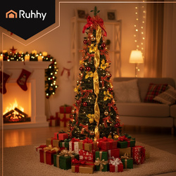 Foldable Christmas tree with decorations 1.8m Ruhhy 26757