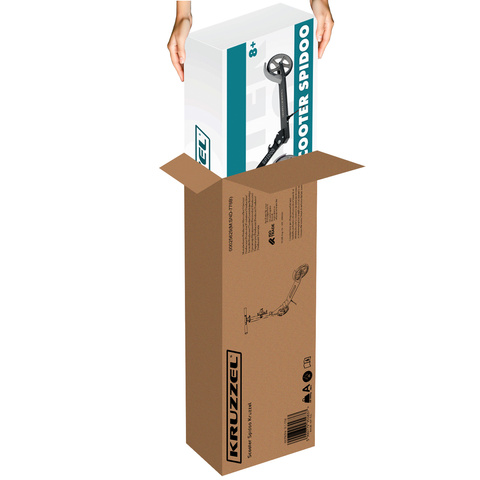 Spidoo Roller grau Kruzzel 25629