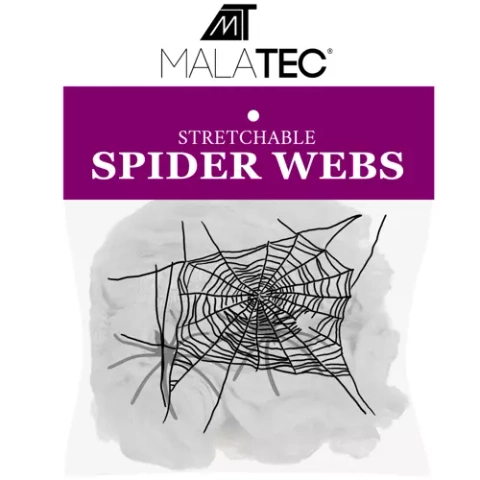 Artificial spider web + 2 spiders Malatec 19759