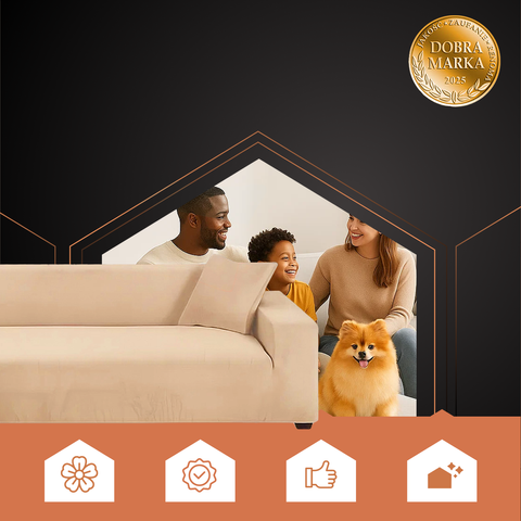 Ruhhy 26031 beige sofa cover 145-185cm